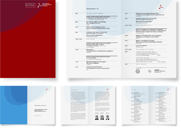 Corporate Design Programme der internationalen Tagungen - Internationales Wissenschaftsforum Heidelberg