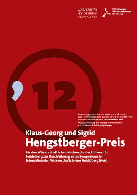 Plakat Internationales Wissenschaftsforum Heidelberg
