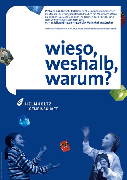 Plakat Helmholtz-Gemeinschaft, Berlin